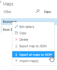 Export all maps